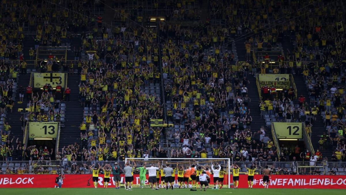 Fans at Signal Iduna Park